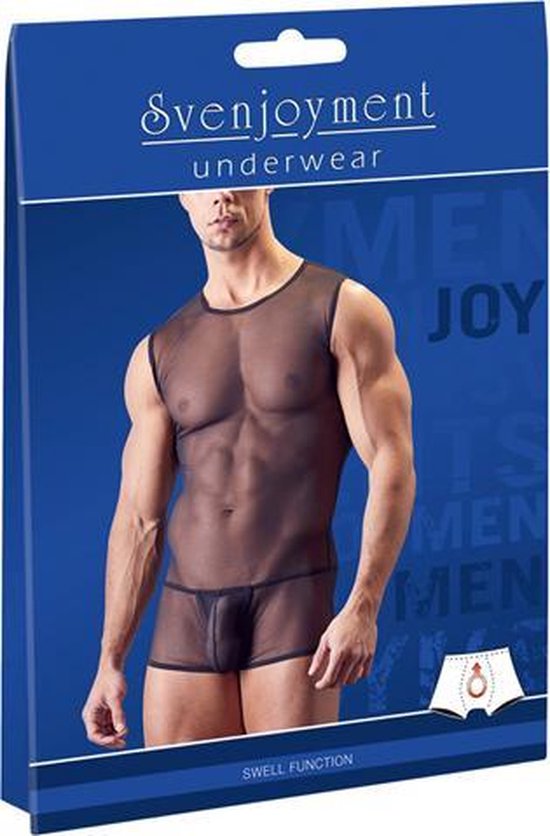 Svenjoyment heren body zwart S/M
