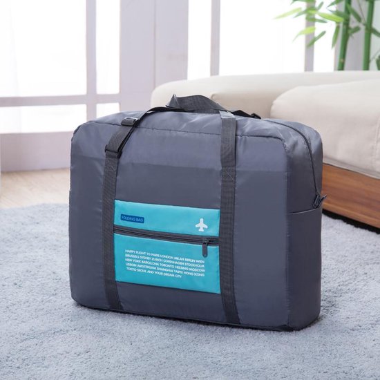 Voyage - Opvouwbare handbagage tassen - Reistas 32 liter - Roze en Blauw |  bol.com