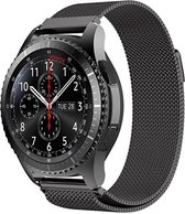 KELERINO. Milanees bandje geschikt voor Samsung Galaxy Watch (46mm)/Gear S3 - Zwart