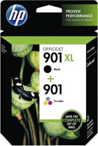 HP 901 - Inktcartridge / Zwart / Kleur / 2-Pack