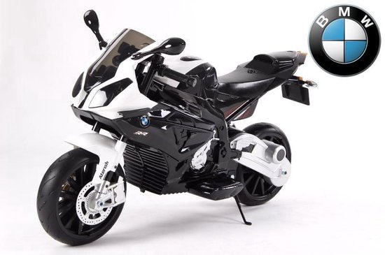Nest ontslaan Leonardoda Elektrische motorfiets voor kinderen - onder BMW licentie "S1000RR" 12V7AH  - Zwart | bol.com