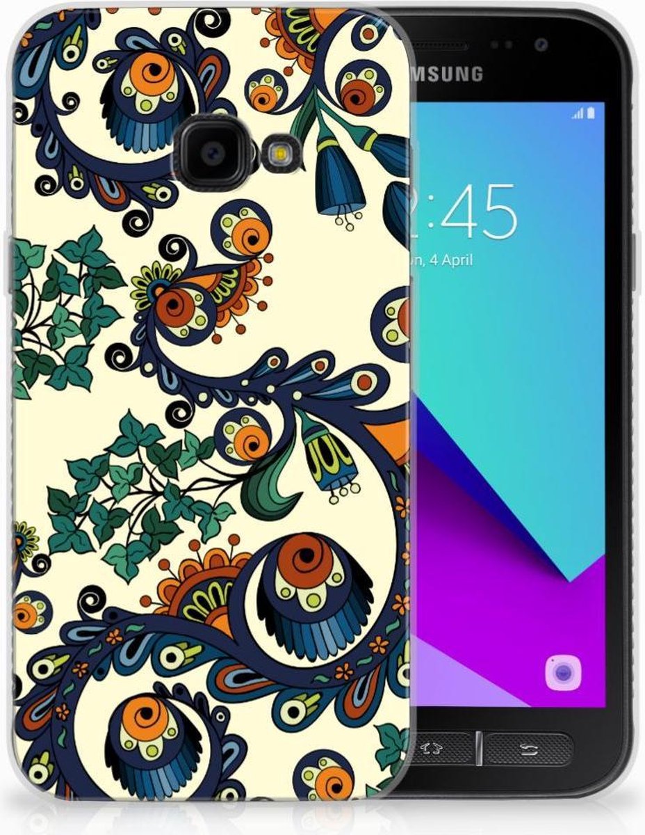 Siliconen Hoesje Samsung Galaxy Xcover 4 | Xcover 4s Barok Flower