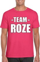 Sportdag team roze shirt heren S