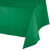 Tafelkleed groen 137 x 274 cm plastic