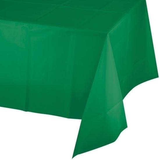 Vrijwillig voorraad Handvest Tafelkleed groen 137 x 259 cm plastic | bol.com