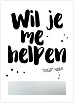 Kraskaart | Helpen uitzoeken van mijn trouwpak