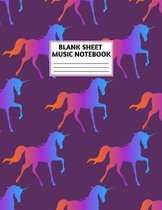 Blank Sheet Music Notebook