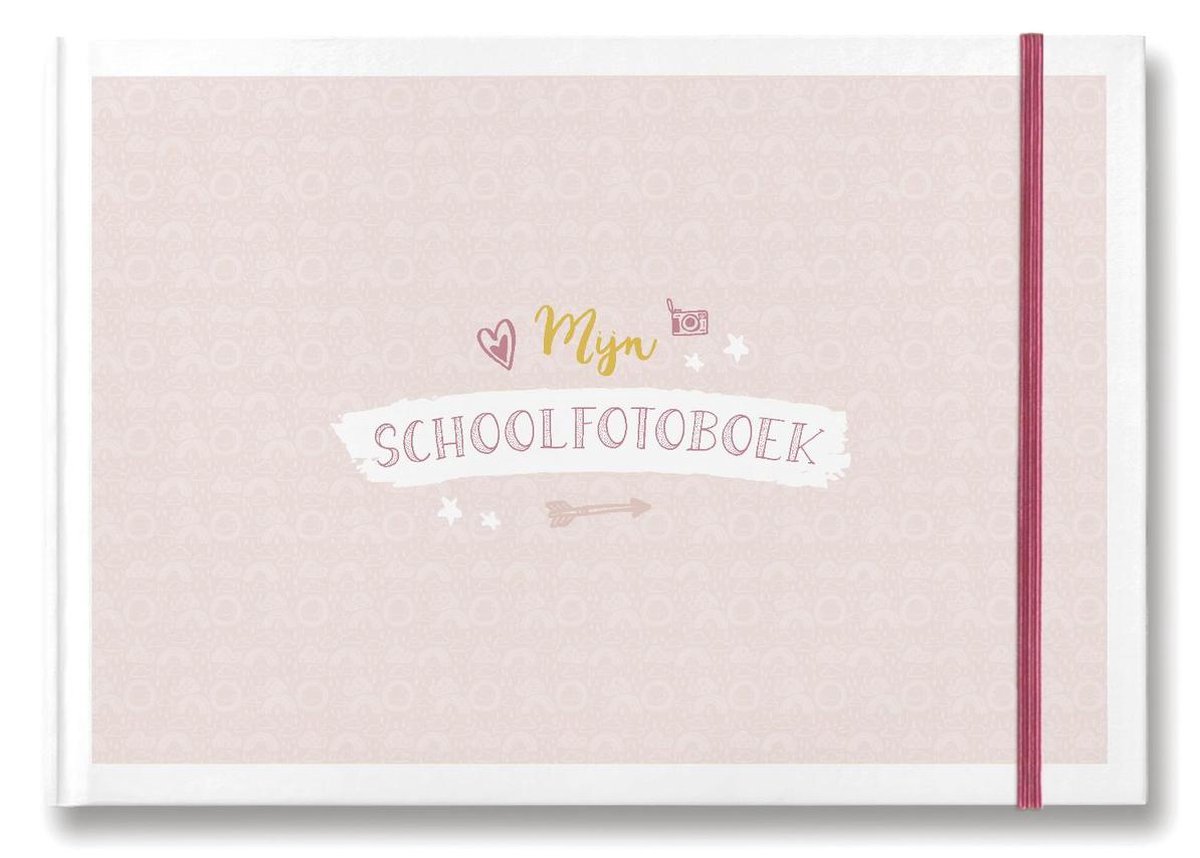 Maan Amsterdam Schoolfotoboek - Roze - A4 - Invulboek voor schoolfoto's