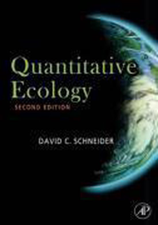 Quantitative Ecology 9780126278651 David Schneider Boeken