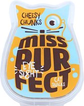 Miss Purfect katten snack Cheesy Chunks, 75 gram.