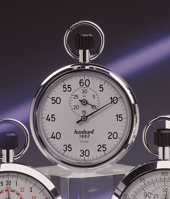 Chronomètre Hanhart modèle analogique 112.0101-00 1/5 sec. 30 minutes. |  bol.com
