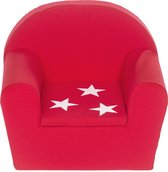 Peuterstoeltje-Kinderfauteuil Rood+ster