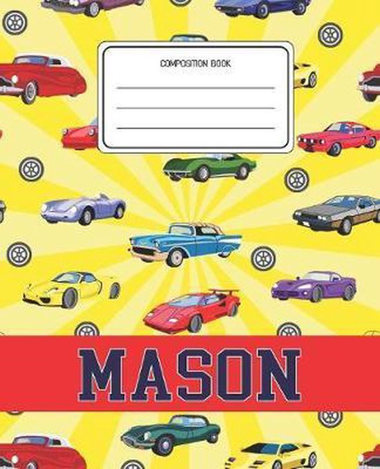 Composition Book Mason, Cars Composition Books 9781079574302 Boeken