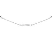 The Jewelry Collection Ketting 3,0 mm 41 + 4 cm - Zilver