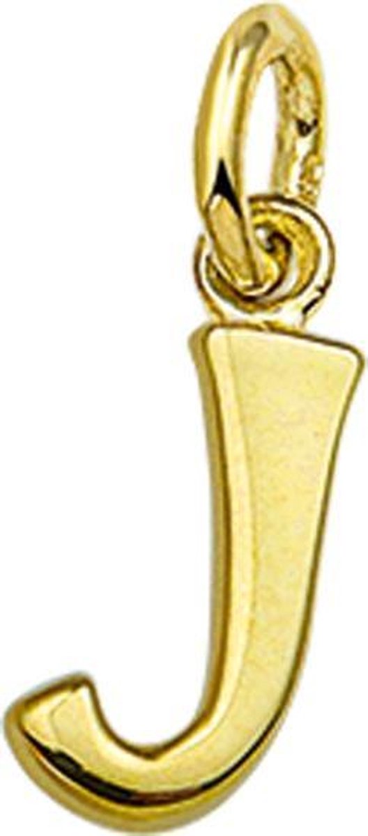 The Jewelry Collection Hanger Letter J - Goud