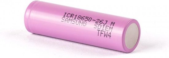 1 pièce - 18650 Samsung ICR18650-26J 5.2A 2600mAh | bol.