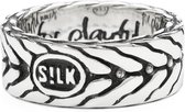 SILK Jewellery - Zilveren Ring - Chevron - 167.21 - Maat 21