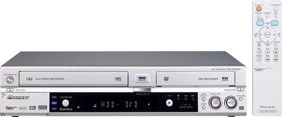 onze negatief Intiem Pioneer DVR-RT602 - DVD / VHS / HDD 160GB combi videorecorder (demo model)  | bol.com