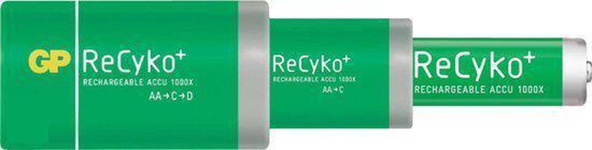 GP RECYKO AA/C/D UPSIZER BLISTER