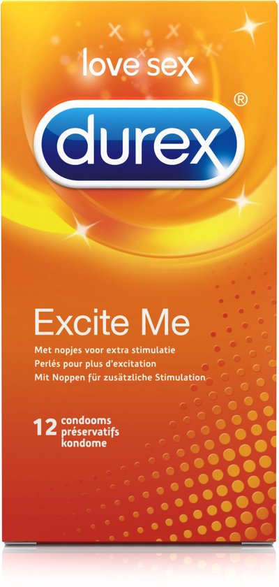 Durex Excite Me - 12 stuks - Condooms | bol.com