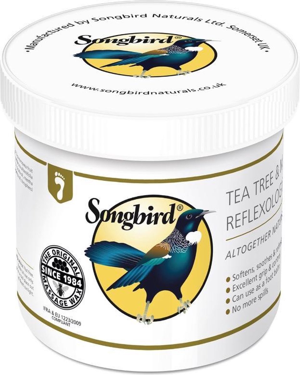 Goedkoopste Songbird Tea Tree and Mint Reflexology Wax 550 gr