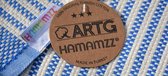 ARTG® Hamamzz - Hamamdoek -  Original Alanya De Luxe - Oceaanblauw/Creme - 100 x 180 cm