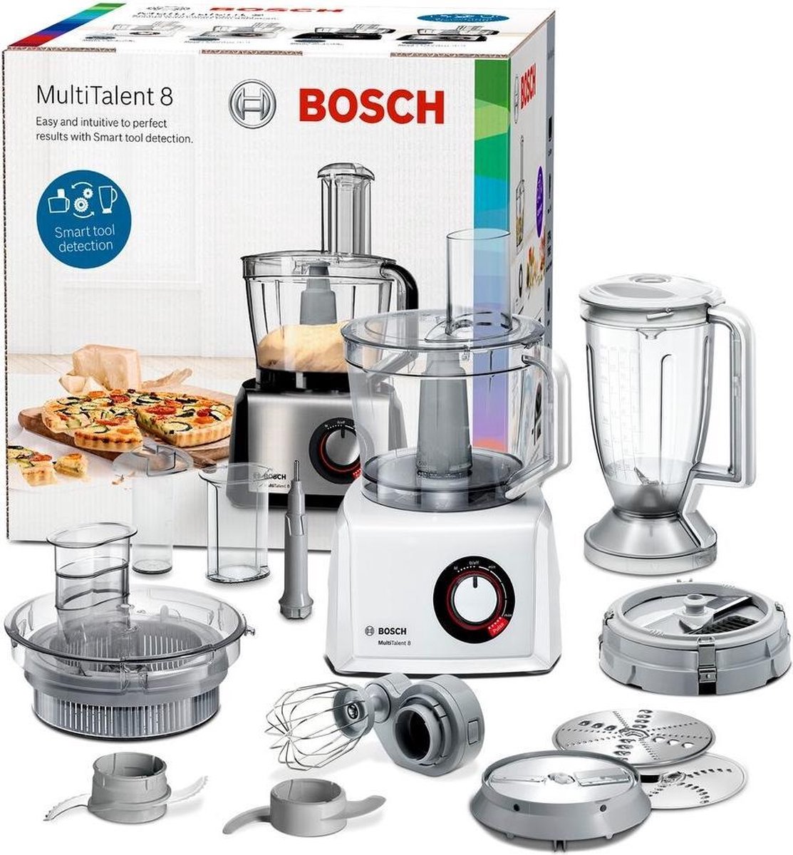 Bosch MultiTalent 8 MC812W872 - Foodprocessor - Wit | bol.com