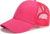 Pet voor paardenstaart - cap - Fuchsia