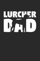 Lurcher Notebook 'Lurcher Dad' - Gift for Dog Lovers - Lurcher Journal