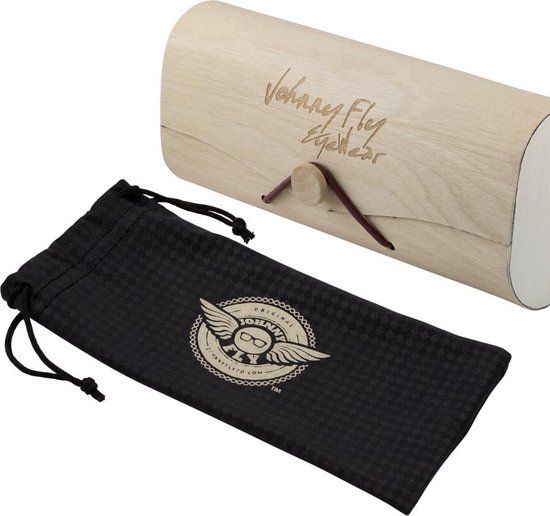 Johnny Fly Apache zonnebril - dames en heren - marmer grijs - ecologisch van Johnny Fly — afbeelding 4