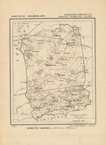 Historische kaart, plattegrond van gemeente Gorssel ( Almen) in Gelderland uit 1867 door Kuyper van Kaartcadeau.com