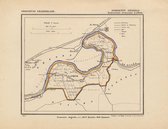 Historische kaart, plattegrond van gemeente Angerlo 2 ( Lathum) in Gelderland uit 1867 door Kuyper van Kaartcadeau.com