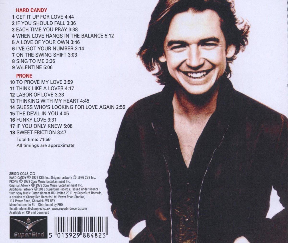 Hard Candy / Prone, Ned Doheny CD (album) Muziek