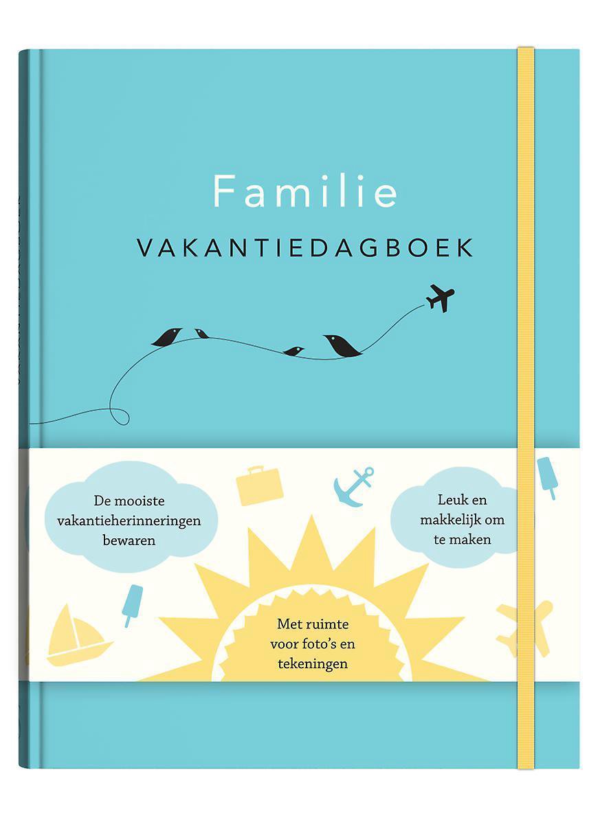 Familie vakantiedagboek, een travel journal voor het hele gezin