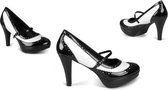 Dienstmeisjes schoenen zwart en wit 39