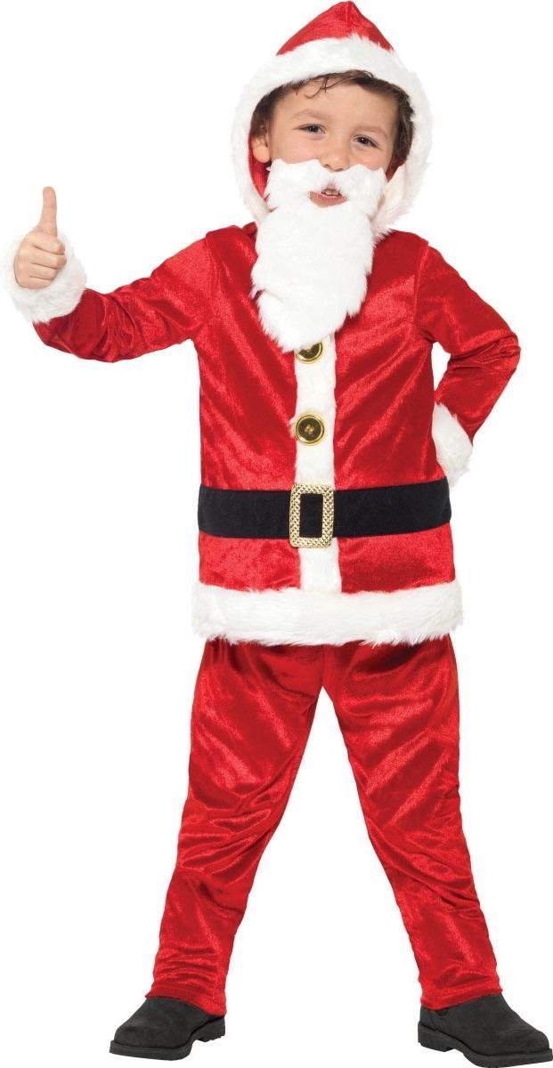 knop sap Mentor Kerstman kostuum met grote buik en geluid voor kinderen - Verkleedkleding -  Maat 140/152 | bol.com