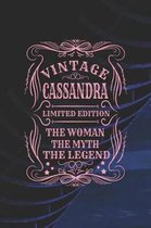 Vintage Cassandra Limited Edition the Woman the Myth the Legend