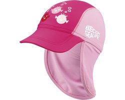 Beco Sealife - Zonnepet kinderen - Zonnepetje kind - Roze 2-6 jr