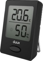 Duux Sense Thermometer + Hygrometer binnen - Inclusief Batterij - Magnetisch - Zwart