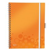 Leitz Be Mobile book - Geruit A4 - WOW Oranje