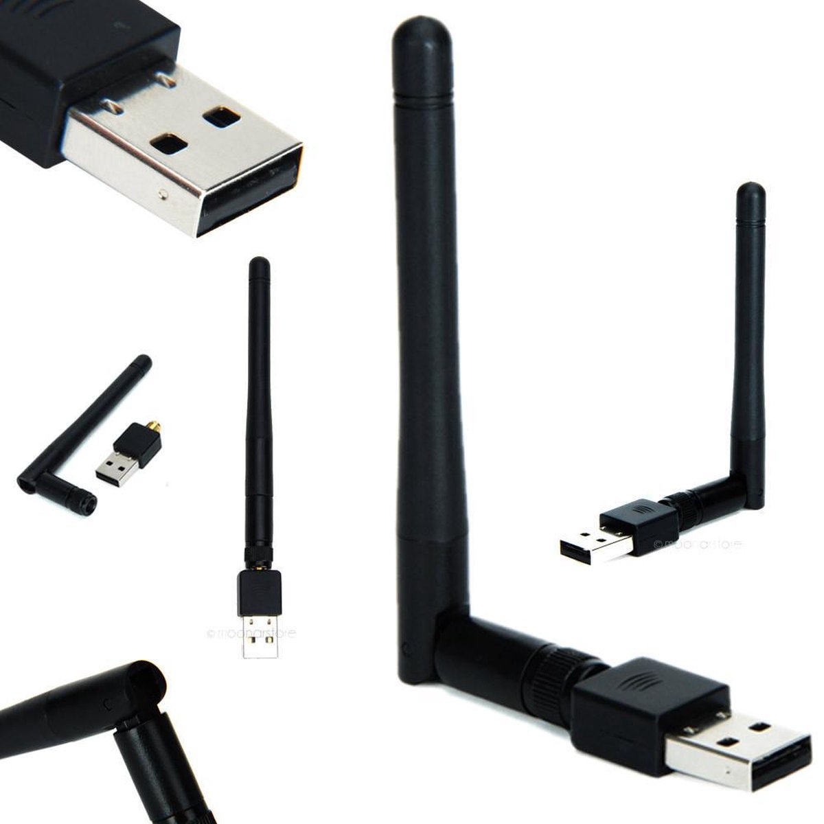 Clé WiFi -Dual Bande 5G 600Mbps 2.4G 150Mbps USB WiFi Dongles avec