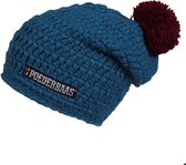 Poederbaas Large Beanie blauwrood