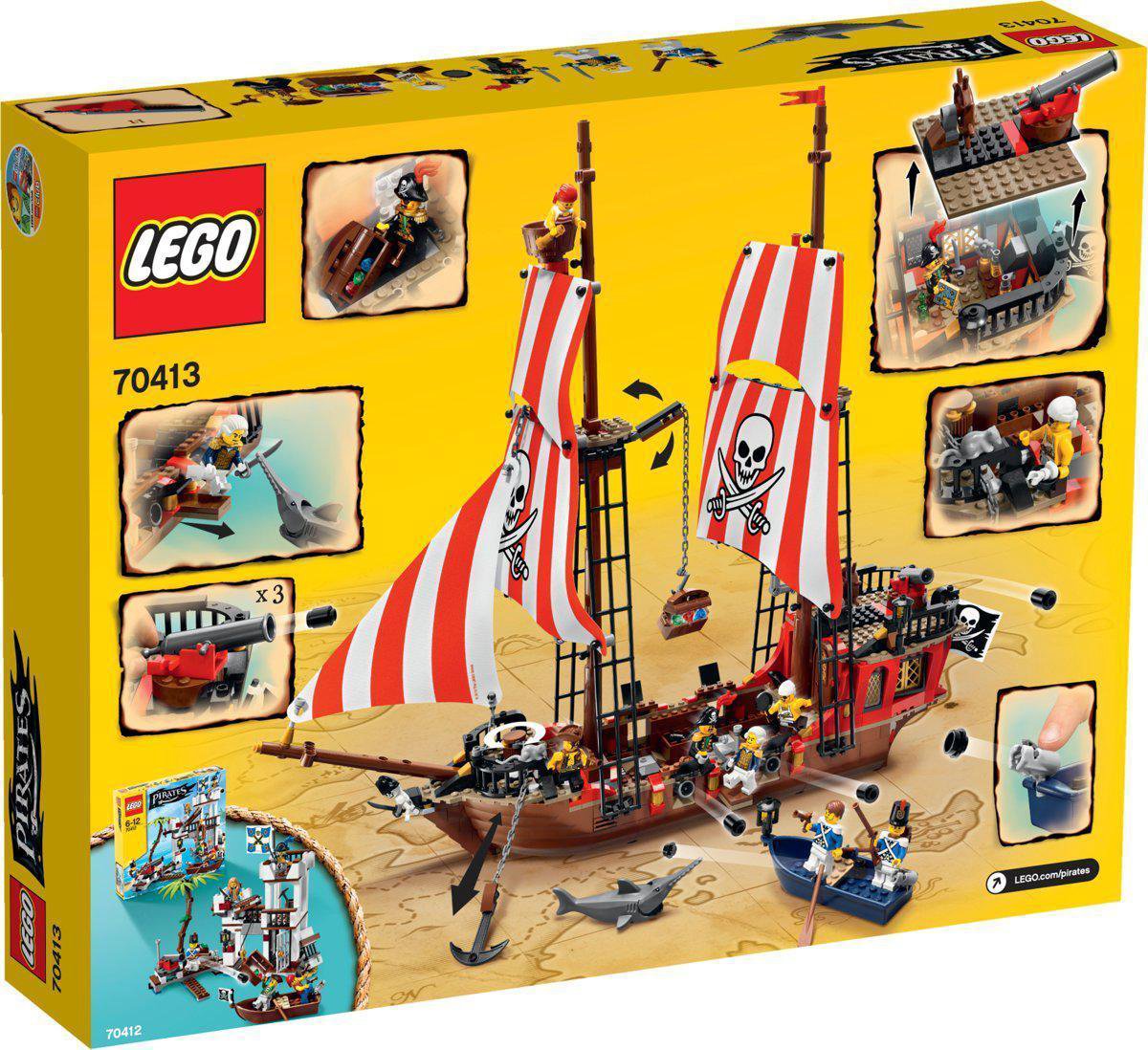 Laan spade Spektakel LEGO Pirates Piratenschip - 70413 | bol.com