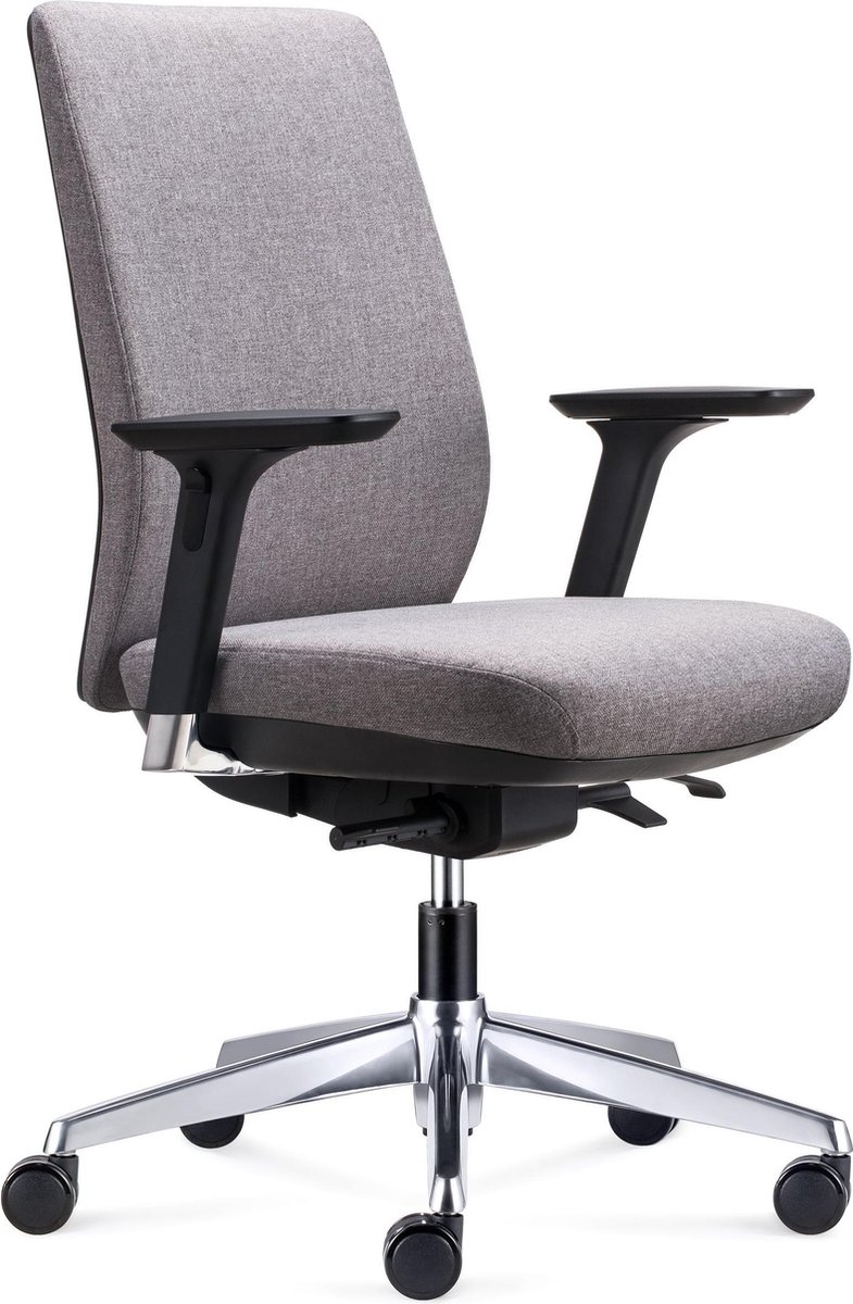 BenS 918Cr-Synchro-4 grijs Luxe ergonomische bureaustoel - Voldoet aan EN  1335 & ARBO... | bol.com