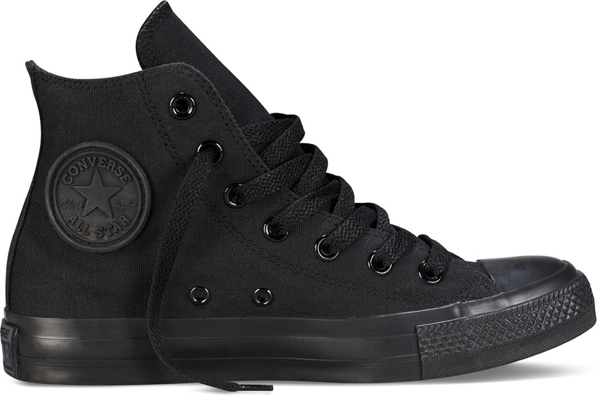 Converse Chuck Taylor All Star Sneakers Hoog Unisex Monochrome Zwart