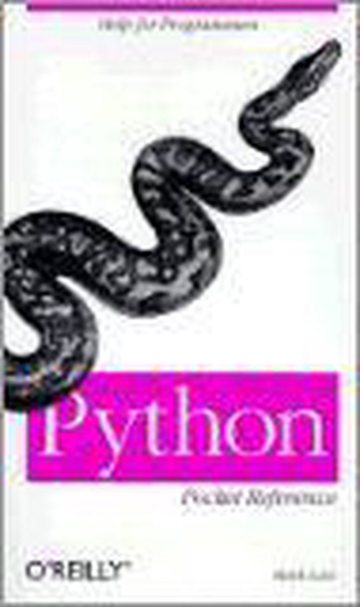 Omslag van PYTHON POCKET REFERENCE