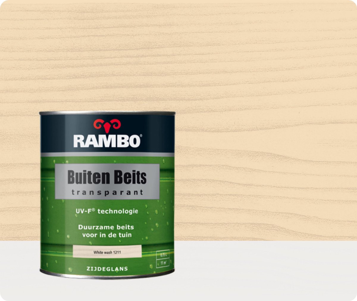 Regenjas Alsjeblieft kijk papier Rambo Buiten Beits Transparant 0,75 liter - Whitewash | bol.com