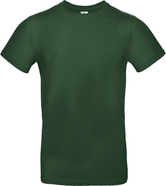 B&C Basic T-shirt E190 - Bottle Green - Maat S