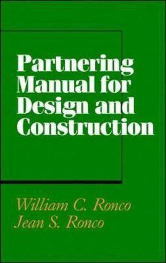 Construction Series- Partnering Manual for Design and Constr ... - cover