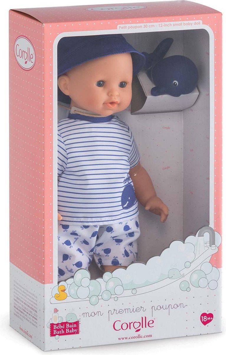 | Corolle pop badpop Fish boy corolle baby badpop jongen 30 cm | ilovespeelgoed.nl